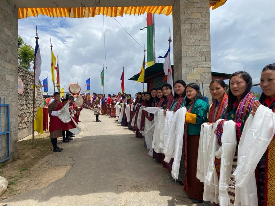 Reception of 21 Tara Statue